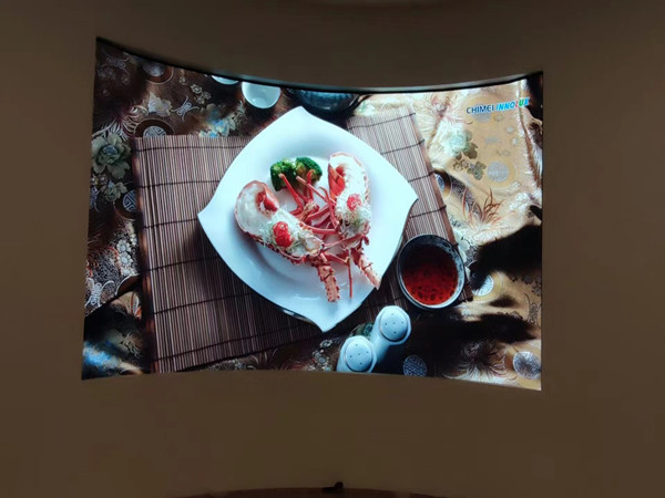 万山室内P2.5弧形LED屏